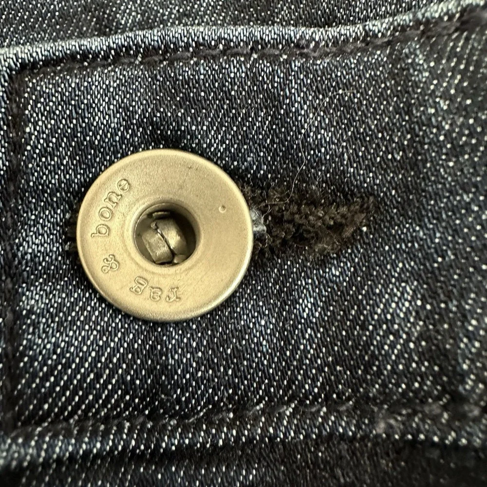 Rag &‎ Bone Women's Cate Mid-Rise Ankle Skinny Blue Jeans, Size 27, Stretch - Picture 4 of 11